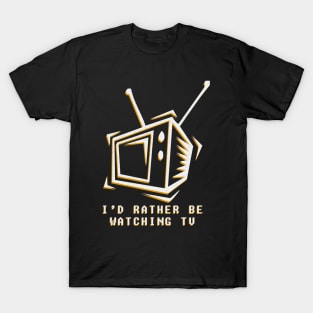 Watching TV T-Shirt